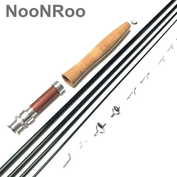 NooNRoo DIY Fly Fishing Rod Combo Kit Fly Blank, A Grade Cork Grip, Combo, IM8, 9ft, 3 WT, 5 Wt, 6wt - Image 11