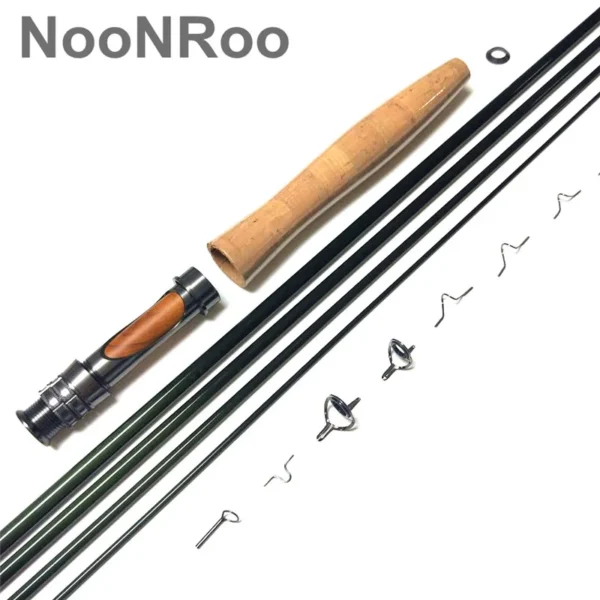 NooNRoo DIY Fly Fishing Rod Combo Kit Fly Blank, A Grade Cork Grip, Combo, IM8, 9ft, 3 WT, 5 Wt, 6wt - Image 12