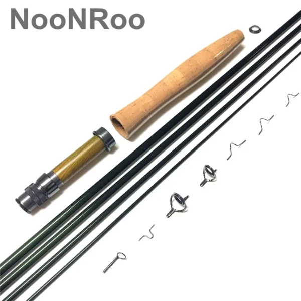 NooNRoo DIY Fly Fishing Rod Combo Kit Fly Blank, A Grade Cork Grip, Combo, IM8, 9ft, 3 WT, 5 Wt, 6wt - Image 9