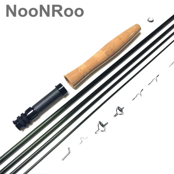 NooNRoo DIY Fly Fishing Rod Combo Kit Fly Blank, A Grade Cork Grip, Combo, IM8, 9ft, 3 WT, 5 Wt, 6wt - Image 4