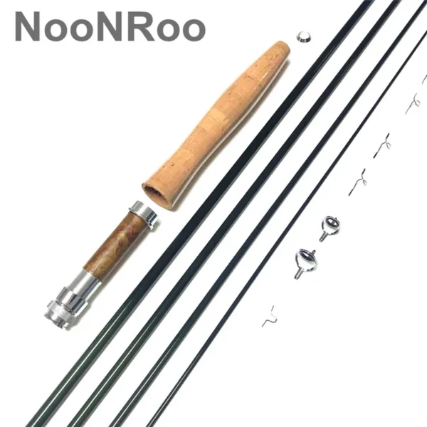 NooNRoo DIY Fly Fishing Rod Combo Kit Fly Blank, A Grade Cork Grip, Combo, IM8, 9ft, 3 WT, 5 Wt, 6wt - Image 10