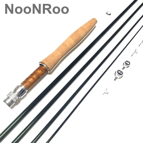 NooNRoo DIY Fly Fishing Rod Combo Kit Fly Blank, A Grade Cork Grip, Combo, IM8, 9ft, 3 WT, 5 Wt, 6wt - Image 3