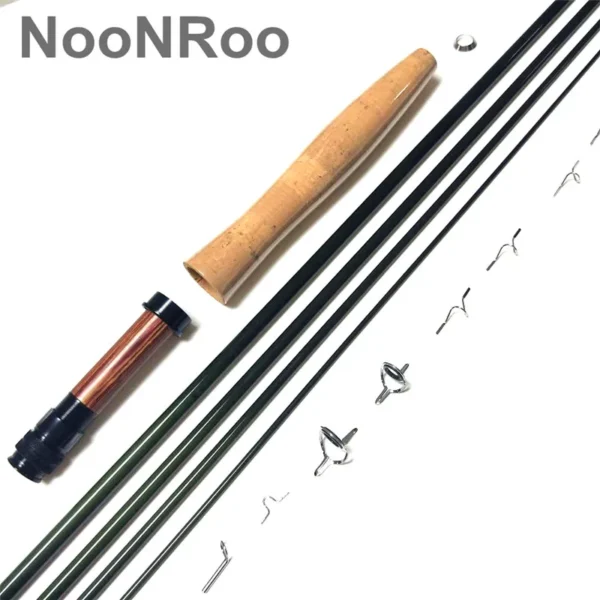 NooNRoo DIY Fly Fishing Rod Combo Kit Fly Blank, A Grade Cork Grip, Combo, IM8, 9ft, 3 WT, 5 Wt, 6wt - Image 5