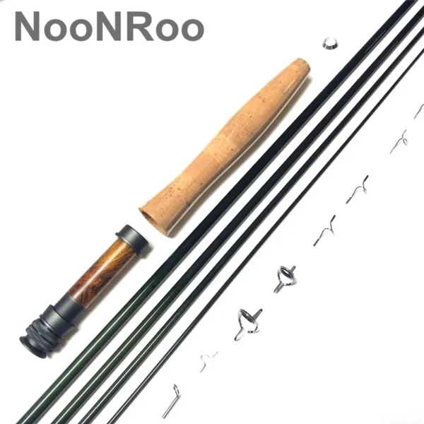 NooNRoo DIY Fly Fishing Rod Combo Kit Fly Blank, A Grade Cork Grip, Combo, IM8, 9ft, 3 WT, 5 Wt, 6wt - Image 14