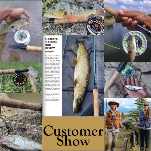 MAXIMUMCATCH's Fly Fishing Rod Carbon Fast Action With Tube - Image 6