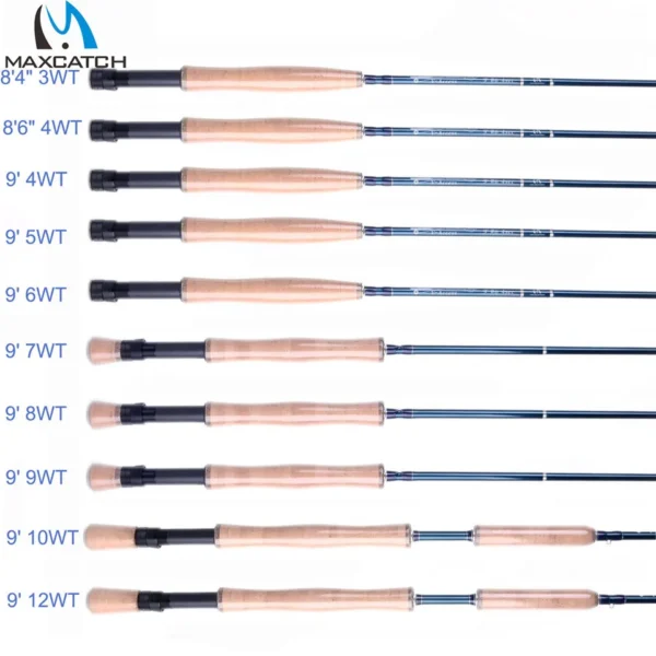 MAXIMUMCATCH's Fly Fishing Rod Carbon Fast Action With Tube - Image 2