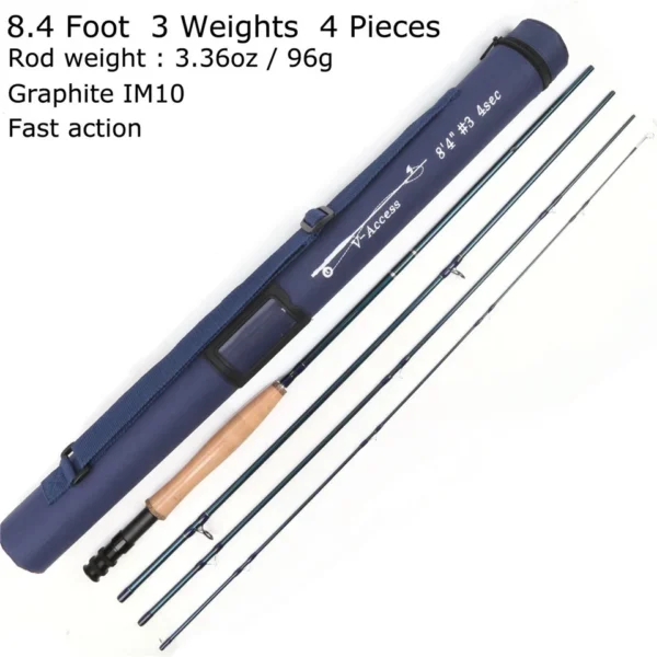 MAXIMUMCATCH's Fly Fishing Rod Carbon Fast Action With Tube