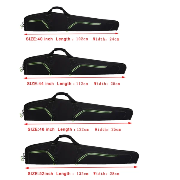 KYLEBOOKER's 40/44/48/52 Rifle Black Soft Padded Gun Case