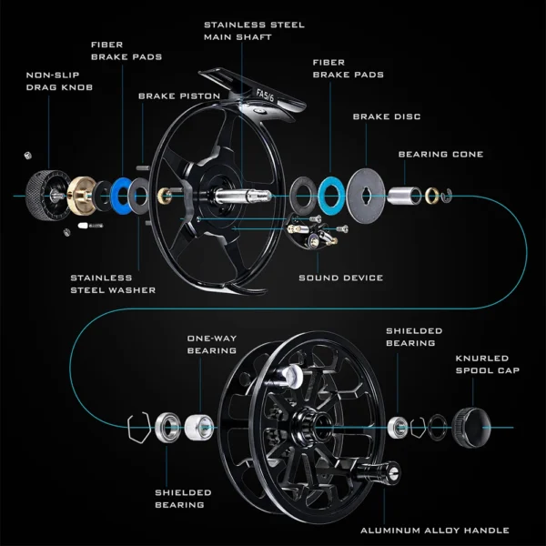 LEO FISHING's Star Fly Fishing Reel