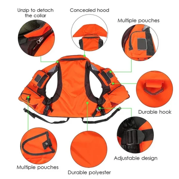 Life Jacket Vest for Fishing and Boating