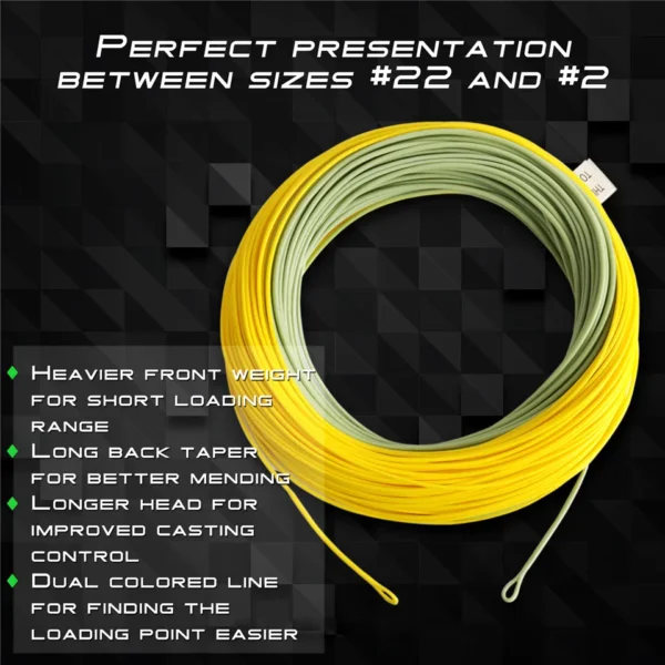 Maximumcatch 100 FT Fly Fishing Line 2wt-9wt Weight Forward Floating