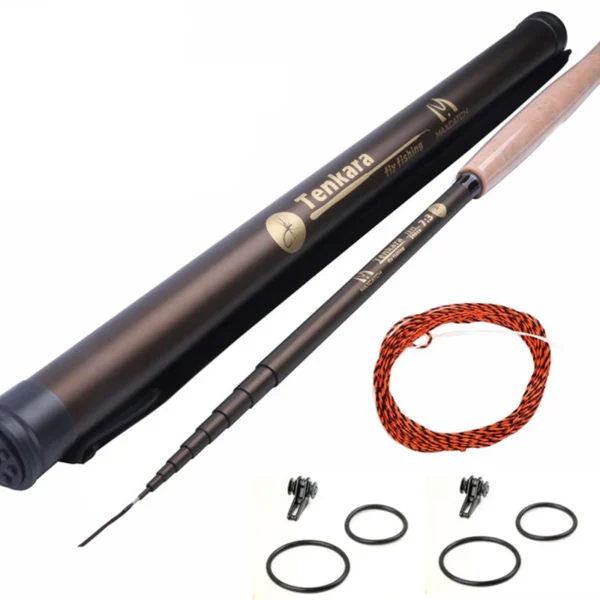 MAXIMUMCATCH's 9-13FT 7:3 Telescoping Tenkara Fly Fishing Rod Fast Action 9 Segments