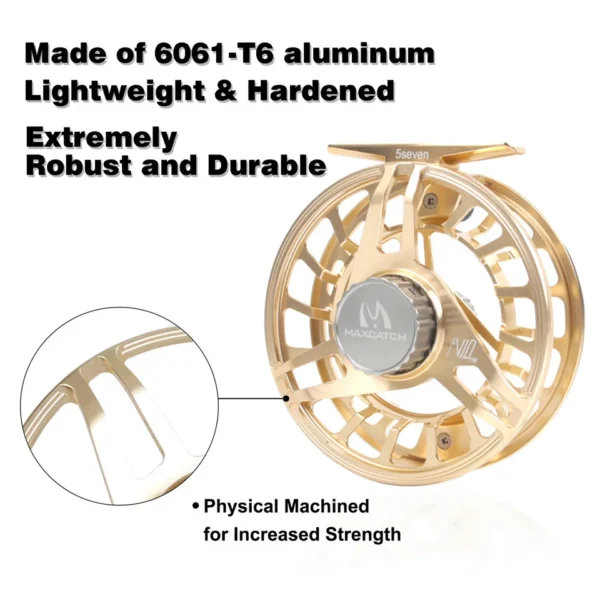 MAXIMUMCATCH's AVID PRO 3-11wt Super Large Arbor Fly Fishing Reel