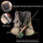 MAXIMUMCATCH's Fly Fishing Vest Pack Adjustable Mesh