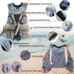 MAXIMUMCATCH's Fly Fishing Vest Pack Adjustable Mesh