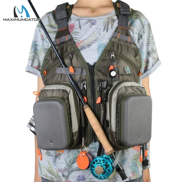 MAXIMUMCATCH's Mesh Fly Fishing Vest Backpack