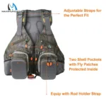 MAXIMUMCATCH's Mesh Fly Fishing Vest Backpack