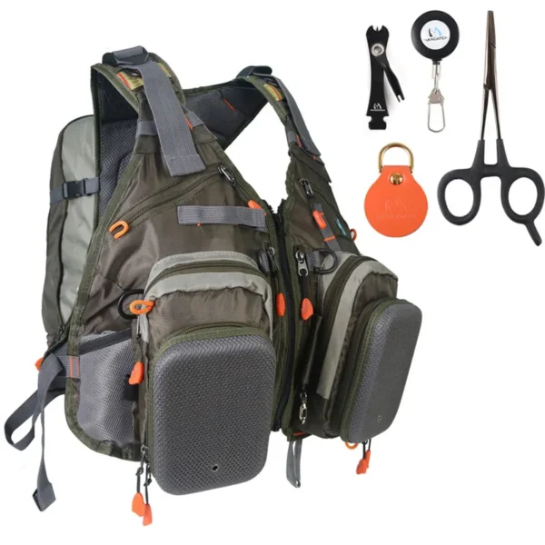 MAXIMUMCATCH's Mesh Fly Fishing Vest Backpack