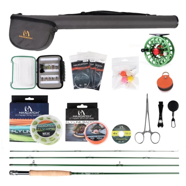 MAXIMUMCATCH's Premier Fly Fishing Rod Combo and Fly Reel Kit