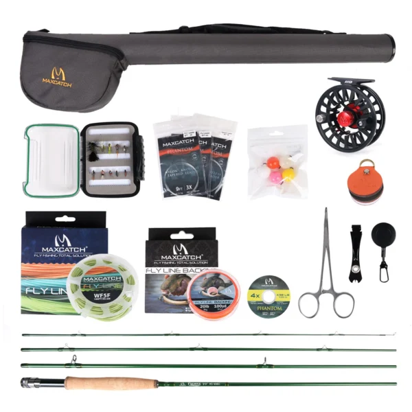 MAXIMUMCATCH's Premier Fly Fishing Rod Combo and Fly Reel Kit