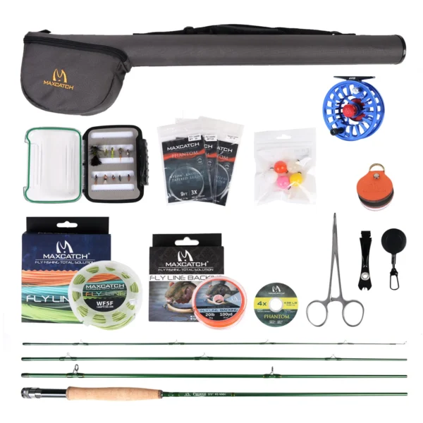 MAXIMUMCATCH's Premier Fly Fishing Rod Combo and Fly Reel Kit