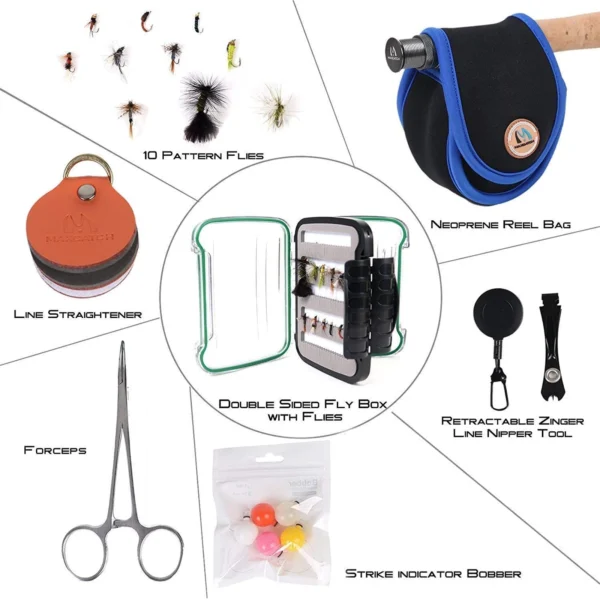 MAXIMUMCATCH's Premier Fly Fishing Rod Combo and Fly Reel Kit