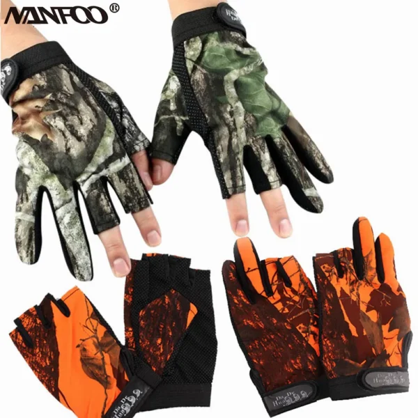 NANFOO's Bionic Camouflage Hunting Gloves