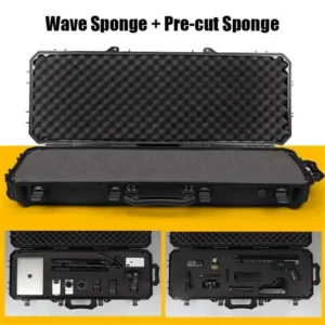 OLOEY's Large Multifunctional Gun Hard Case 4-tier Sponge