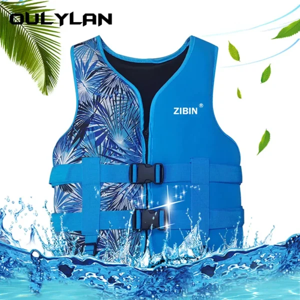 OULYLAN's Rafting Neoprene Life Vest for Fishing and Rafting