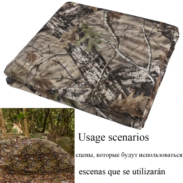 PERROQUET's Camouflage Netting 59" W 1.5m Hunting Blind