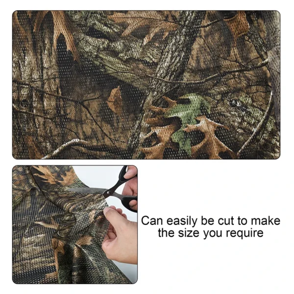 PERROQUET's Camouflage Netting 59" W 1.5m Hunting Blind