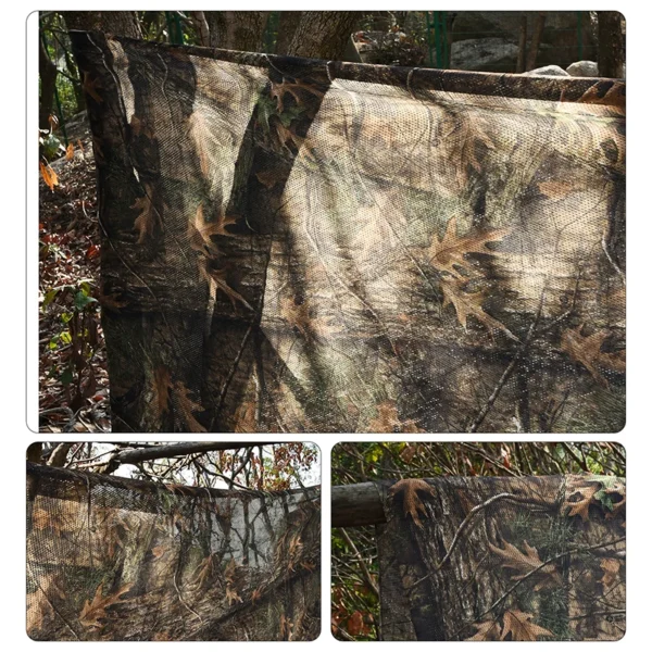 PERROQUET's Camouflage Netting 59" W 1.5m Hunting Blind