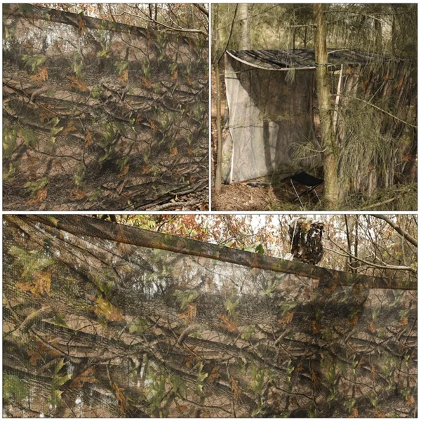 PERROQUET's Camouflage Netting 59" W 1.5m Hunting Blind