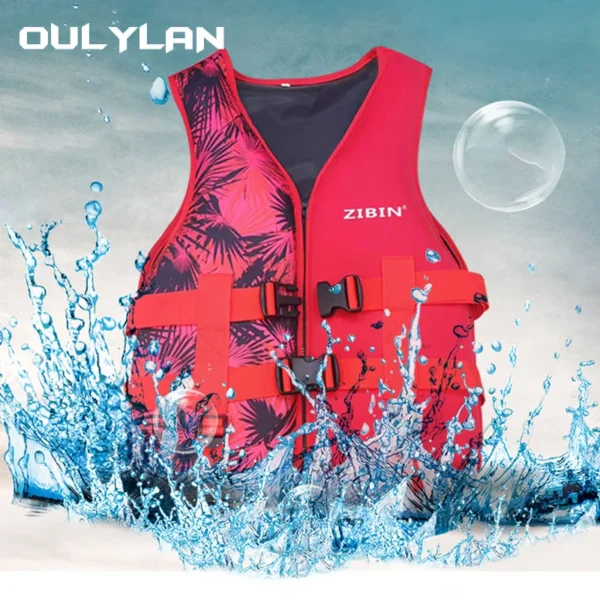 OULYLAN's Rafting Neoprene Life Vest for Fishing and Rafting - Image 2