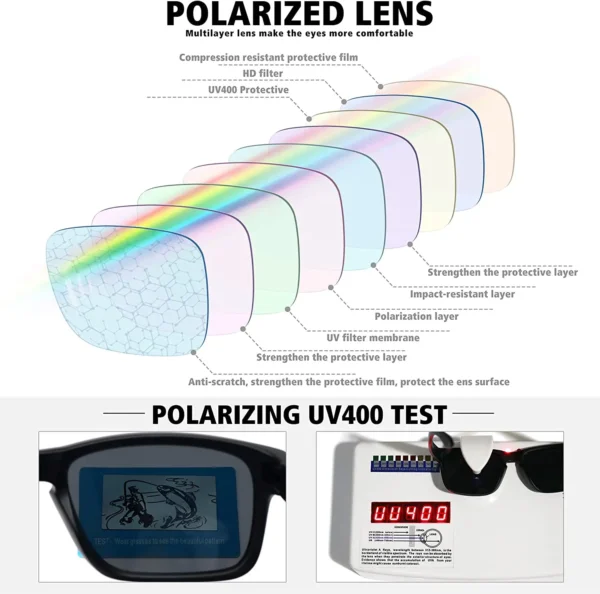 DALWA's Polarized Fishing Sunglasses Men - Image 6