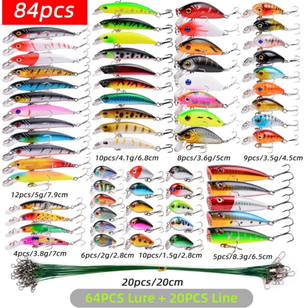 AOrace's Mixed Fishing Lure Kits - Image 11