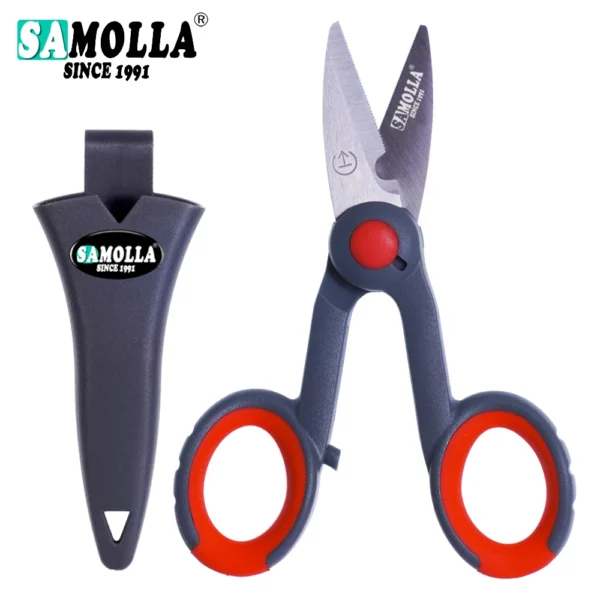SAMOLLA's 420 Stainless Steel Fishing Scissors