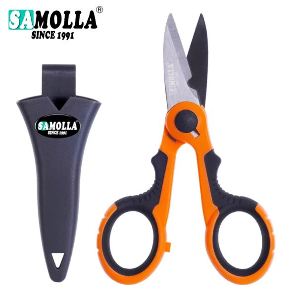 SAMOLLA's 420 Stainless Steel Fishing Scissors