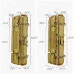 SCIONE's  Portable Fishing Rod Bag X2 layers
