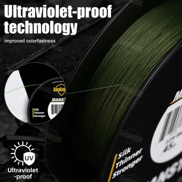 SeaKnight MONSTER/MANSTER W8 II 150M 300M 500M 8 Strands Braid Fishing Line - Image 3