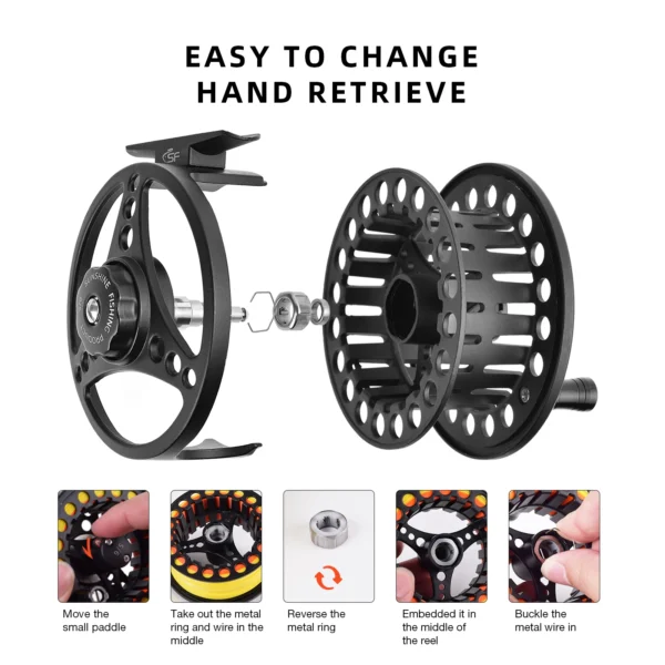 SF's Fly Fishing Reel 3/4,5/6,7/8WT Fly Reel