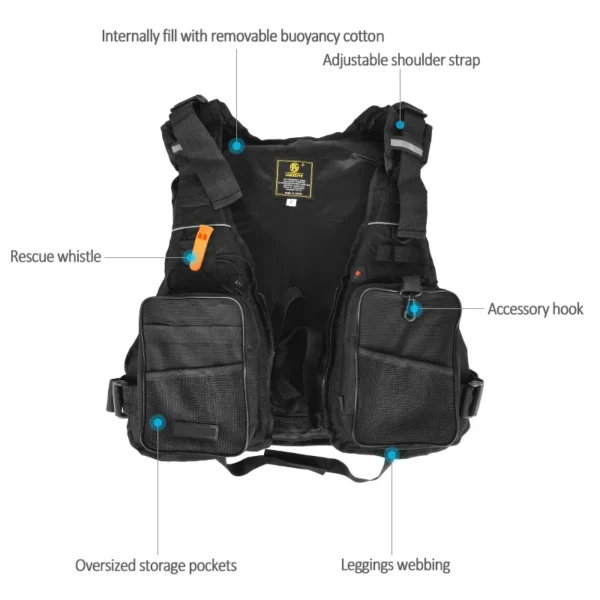Ultralight Oxford Camouflage Fly Fishing Vest