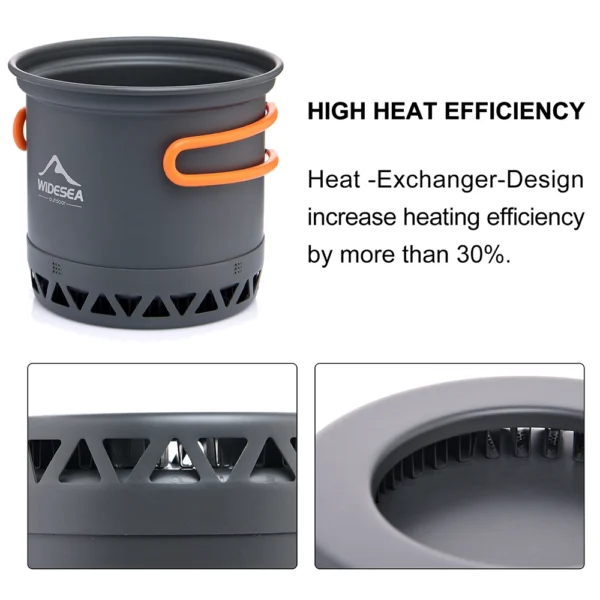 WildSea Camping 1.3L 2.3L Cookware - Image 4