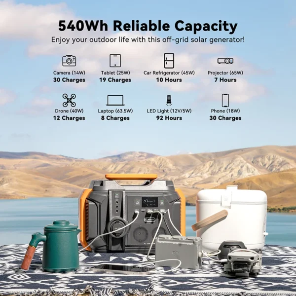 FLASHFISH 540wh/150000mAh external battery 220V  500W