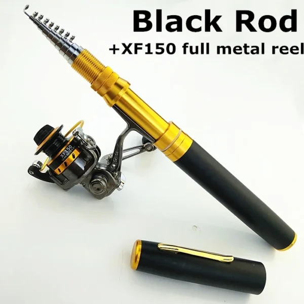 Pen Shape Pocket Telescopic Rod and Reel Combo - Image 11