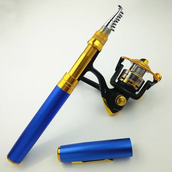 Pen Shape Pocket Telescopic Rod and Reel Combo