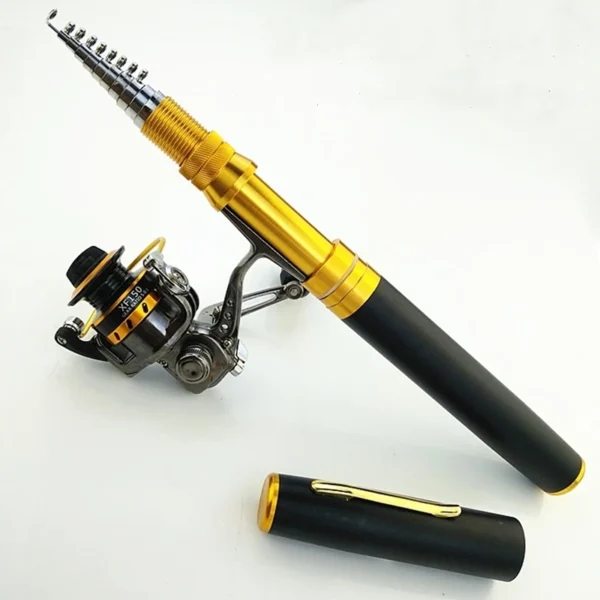 Pen Shape Pocket Telescopic Rod and Reel Combo