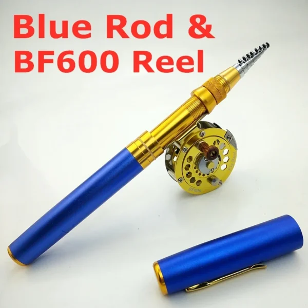Pen Shape Pocket Telescopic Rod and Reel Combo