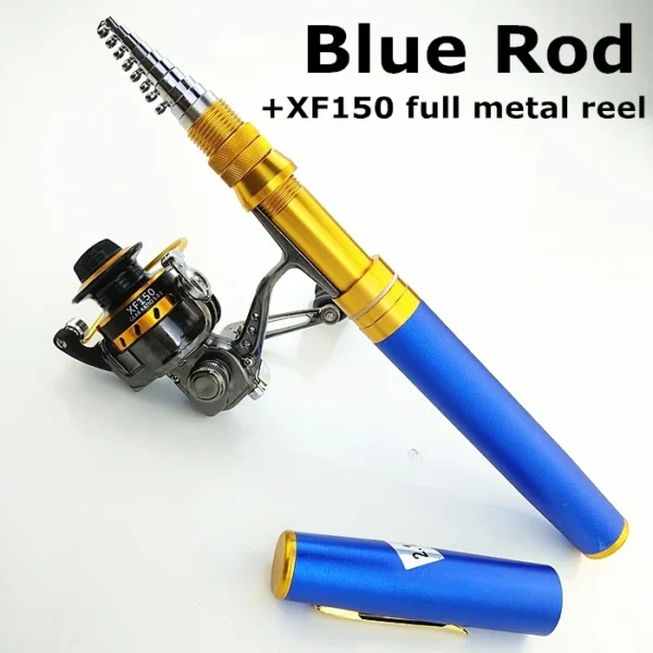 Pen Shape Pocket Telescopic Rod and Reel Combo