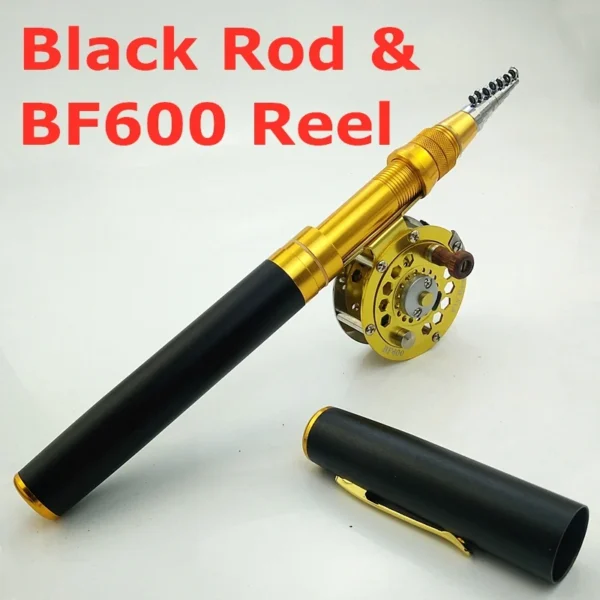 Pen Shape Pocket Telescopic Rod and Reel Combo